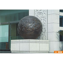 Modern Large Famous Copper Sphere Sculpture for Outdoor decoration